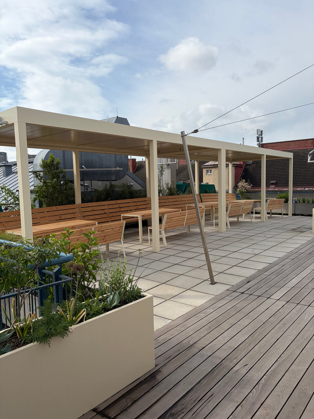 VONDA Sitzgruppen auf der Dachterrasse der ARWAG Holding in Wien