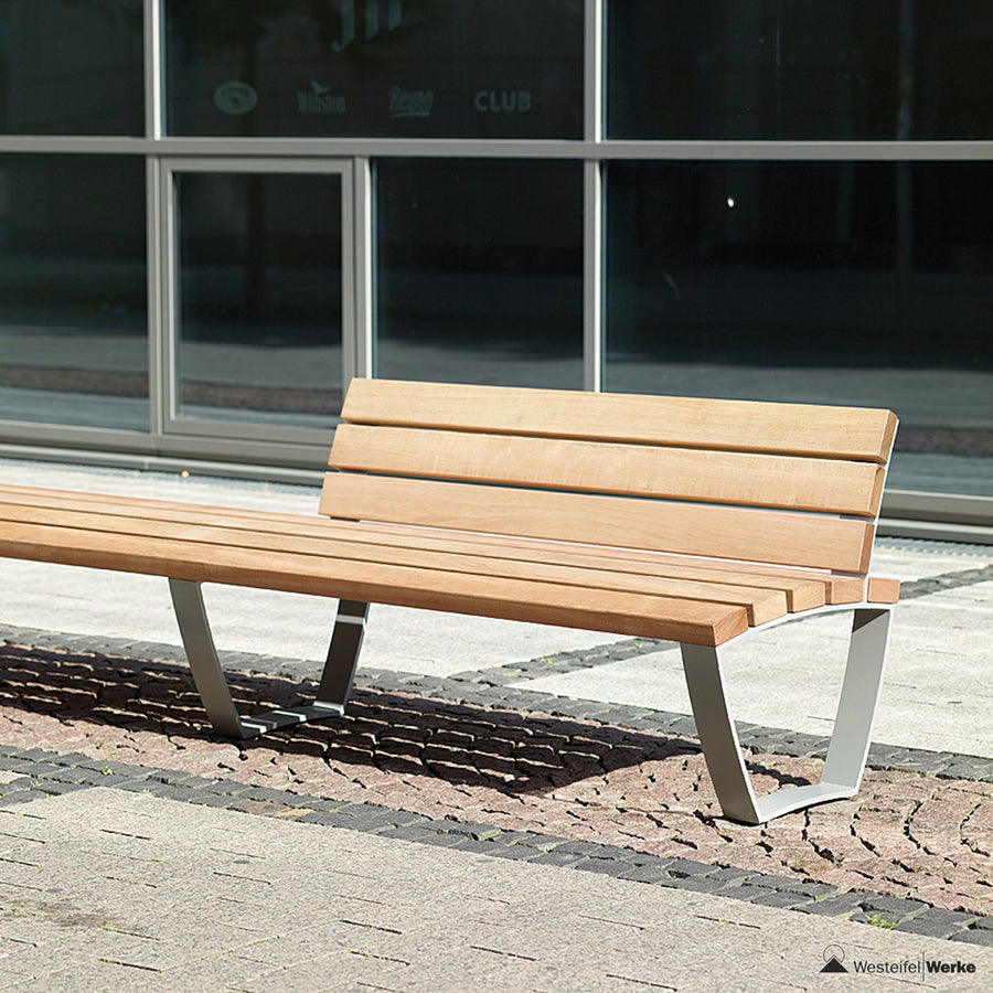 Cado Levis Park Bench with Partial Backrest – connexurban