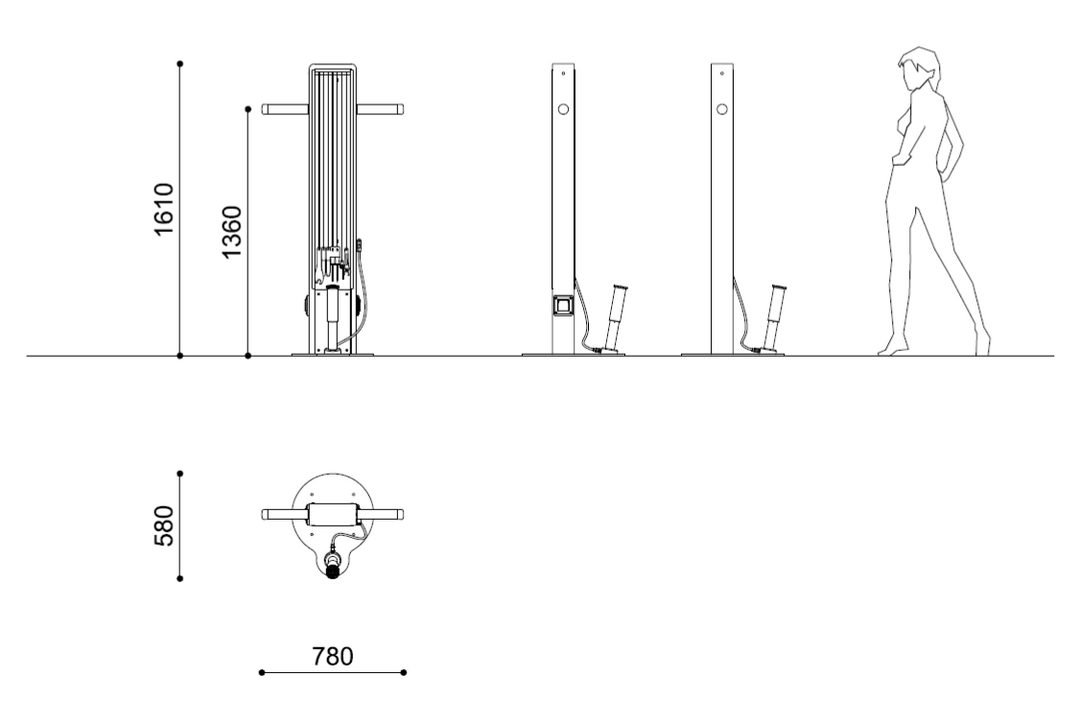 Coribi Fahrradreparatursäule