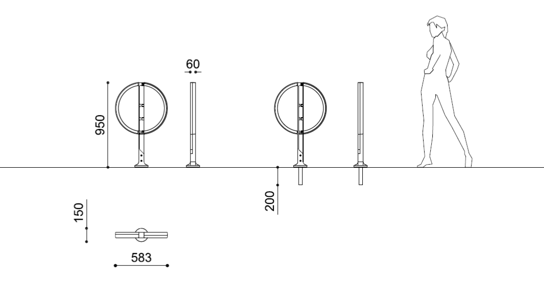 Fahrradparker Cyclus