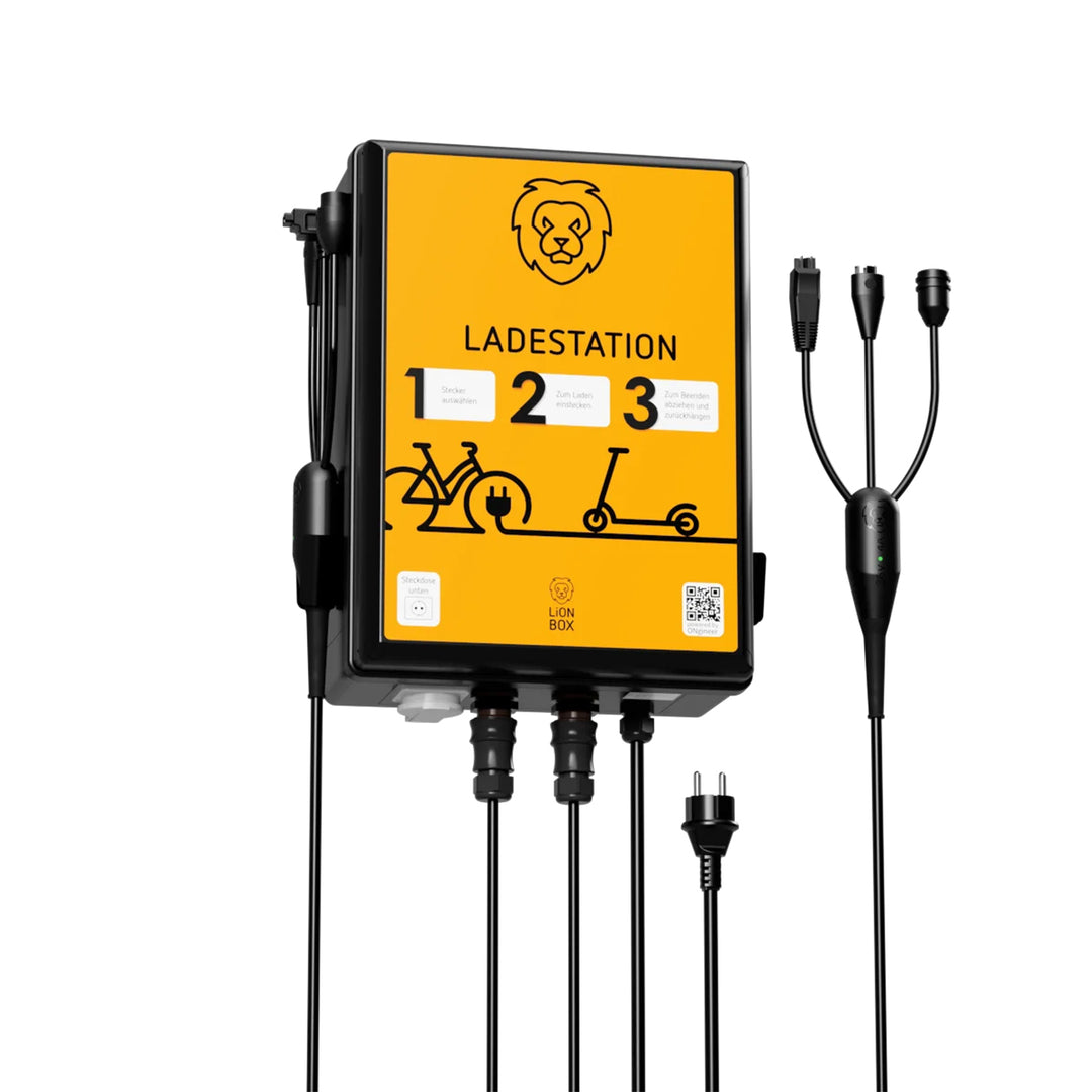 Universelle E-Bike & E-Scooter Ladestation LiON Box