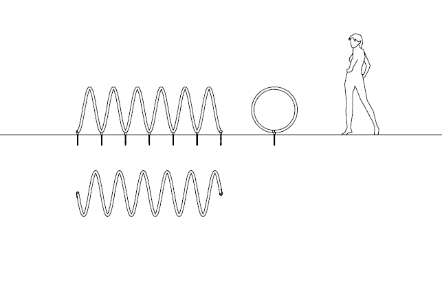 Fahrradständer und Stapelparker von connexurban