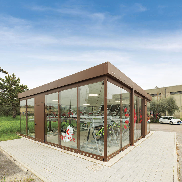 Velostazione Überdachung