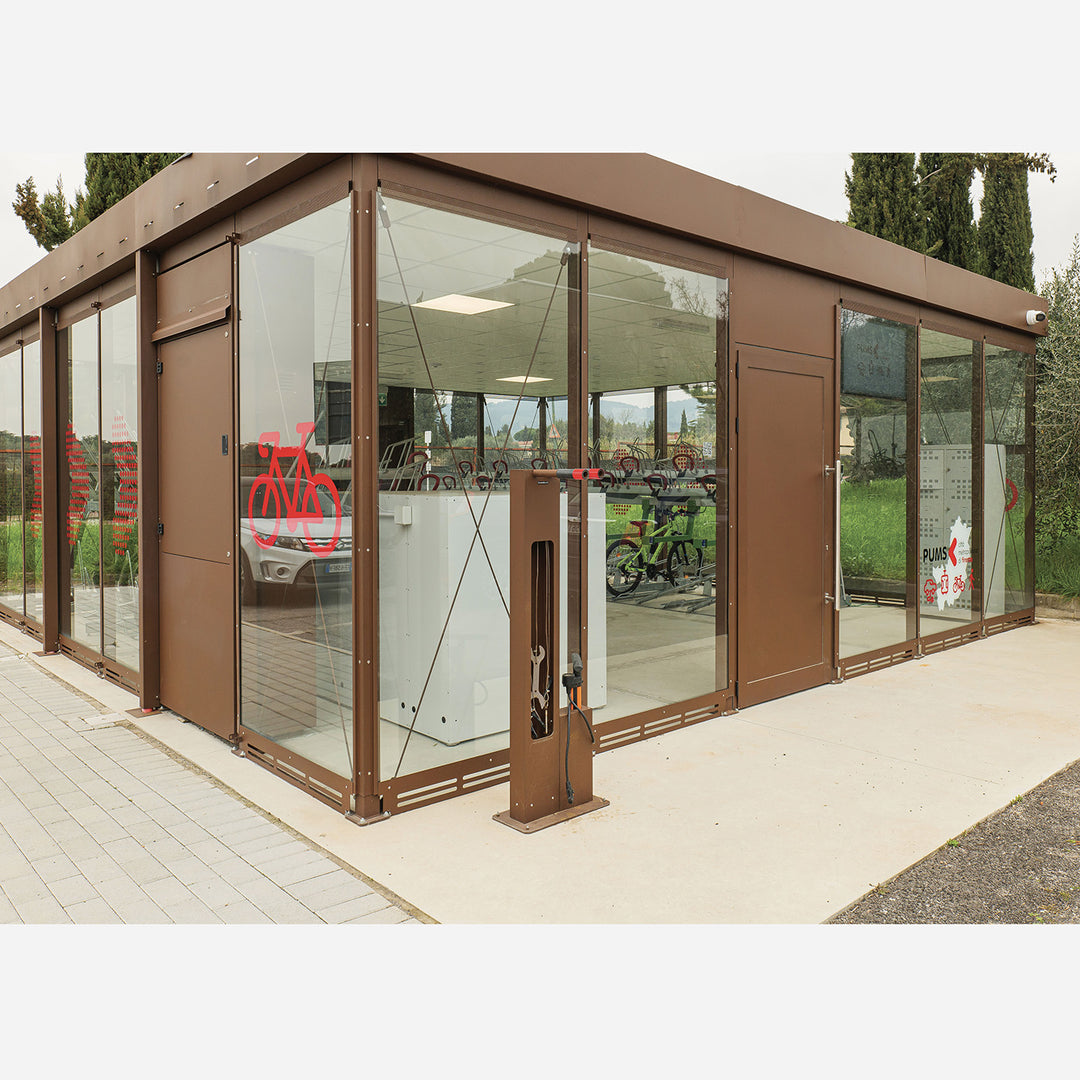 Velostazione Überdachung