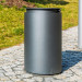 Abfallbehälter Urbanis 50l_rund-Stahlkorpus