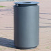 Abfallbehälter Urbanis 50l_rund-Stahlkorpus3